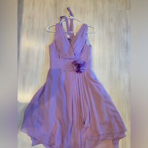 Purple prom or wedding dress